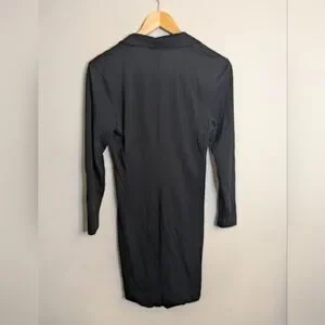 Club Monaco | Dresses | Club Monaco Black Refine Wrap Dress Size S |  Poshmark